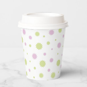 Stars. Wrapping Paper Cups