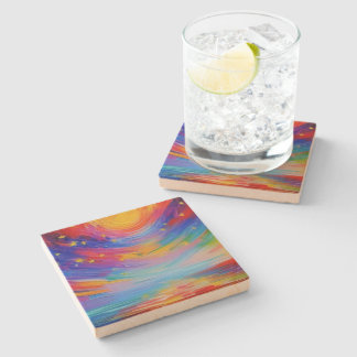 Starscape  stone coaster