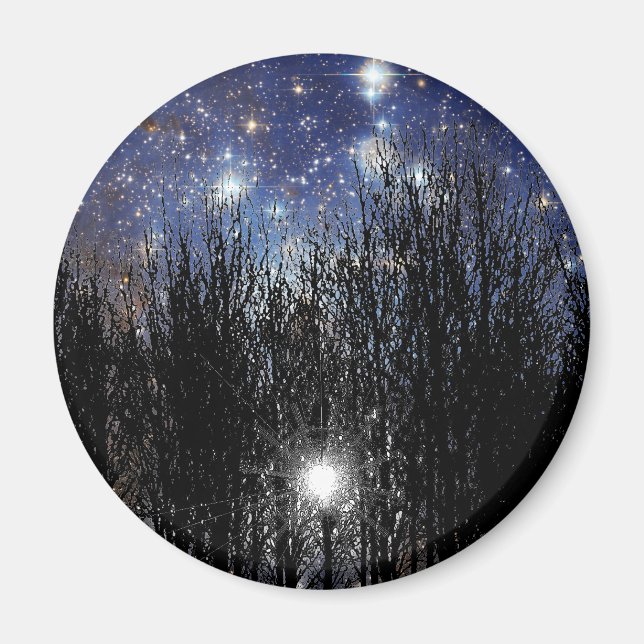 Starscape & Trees - Magnet #2 (Front)