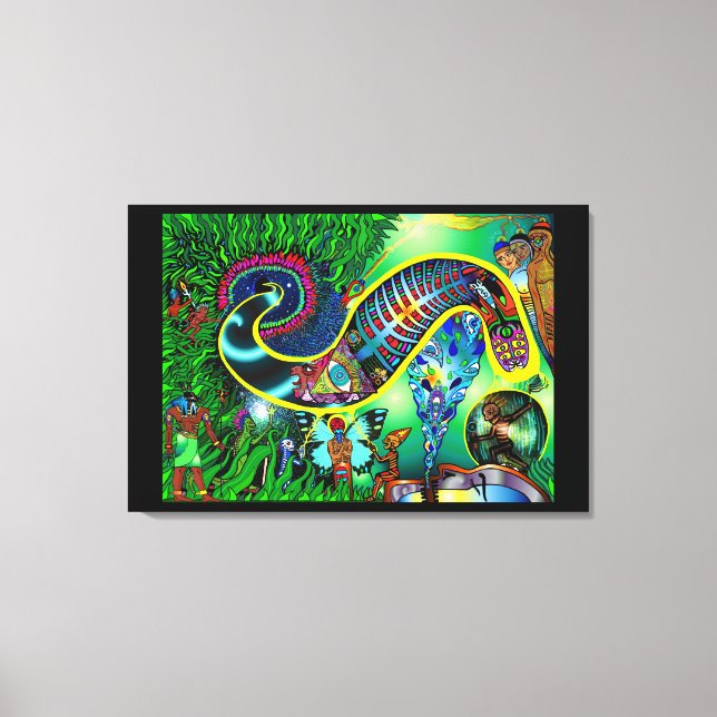 StarSeed Awakening, a purging of corruption.... Canvas Print (Front)