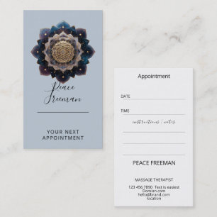 Starseed Geometry   Mandala Design Business Card