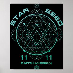 Starseed Sacred Geometry Poster