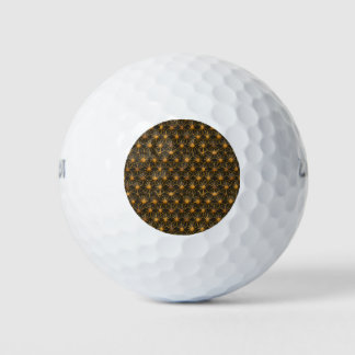Starshield Radiata | Celestial Gold Geometric Golf Balls