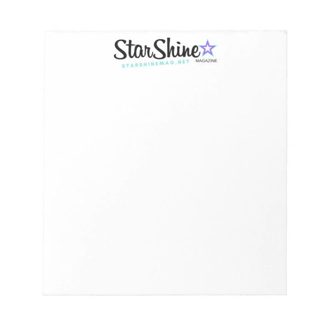 StarShine Magazine Notepad (Front)