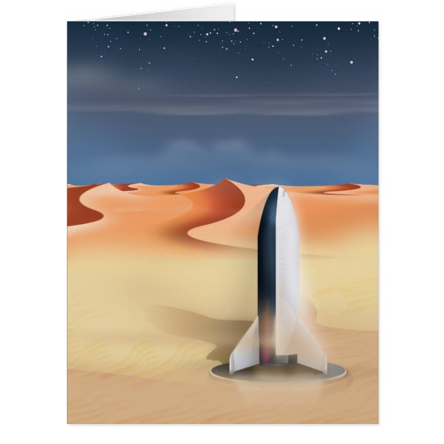 Starship On the Planet Mars (Front)
