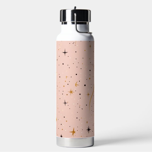 StarSip – Ceramic Thermos with Star Design Water Bottle (Left)