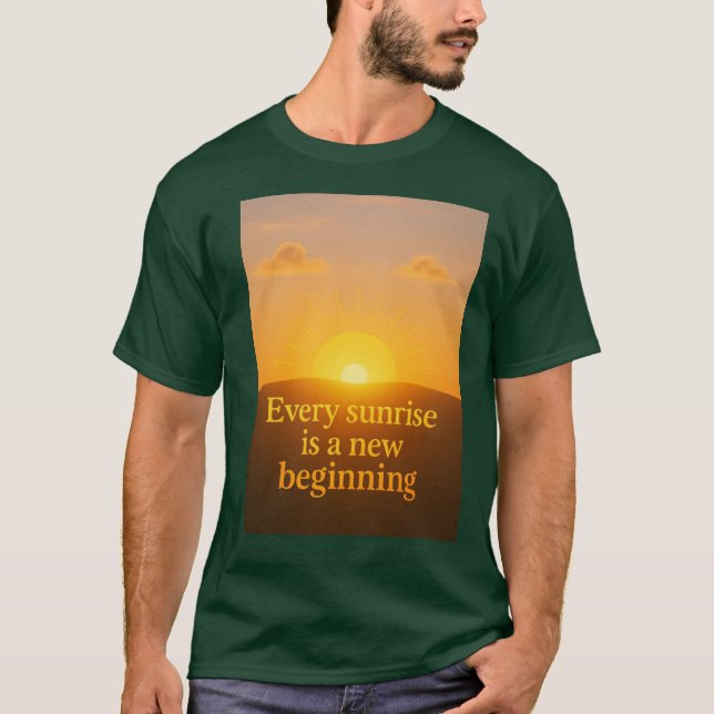 start a new beginning in lif T-Shirt (Front)