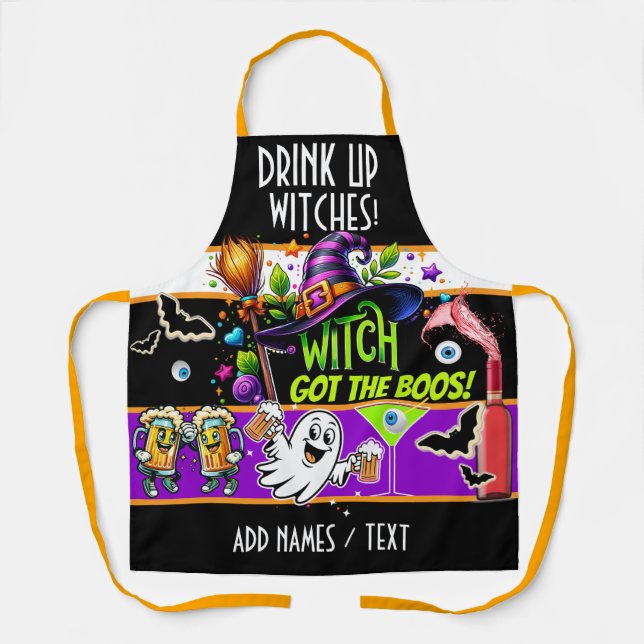 Start A Tradition: Witch Got the Boos Apron (Front)