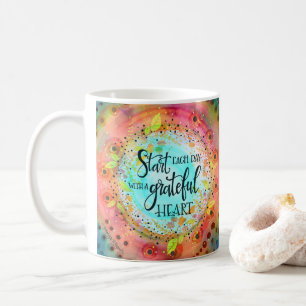 Start Each Day With a Grateful Heart Coffee Mug