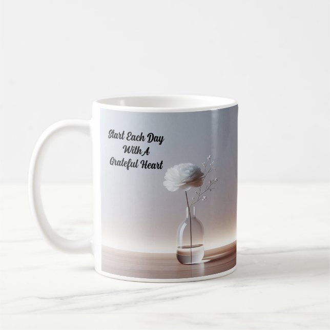 Start Each Day with a Grateful Heart/Coffee Mug (Left)