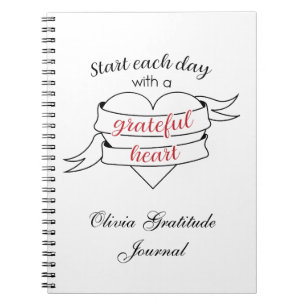 Start Each Day with a Grateful Heart Notebook