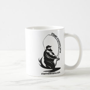 Start Fishing Dfw Fishy Fisherman Funny Fishing Lo Coffee Mug