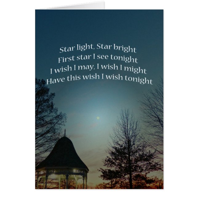 Start Light Star Bright Card (Front)
