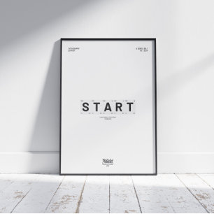 START(SIMPLE,SMALL,NOW) MOTIVATIONAL POSTER