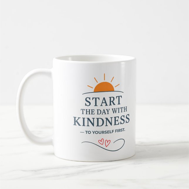 Start the day with kindness - Mug (Left)