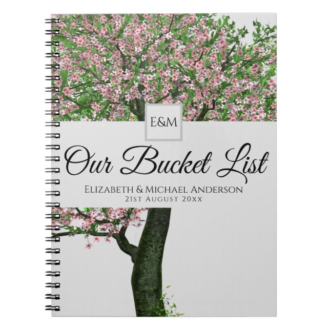 Start The Family Tree Bucket List Plan With This  Notebook (Front)