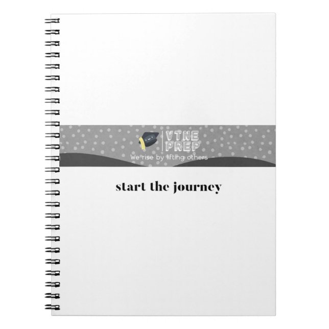 Start The Journey Notebook (Front)