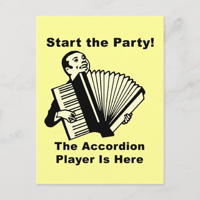 Start the Party! Postcard (Front)