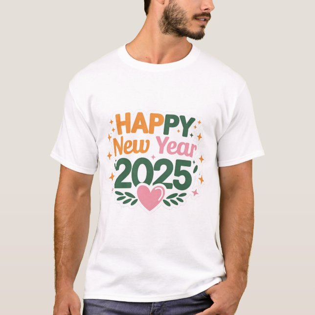 Start the Year 2025 in Comfort Men's Basic T-Shirt (Front)