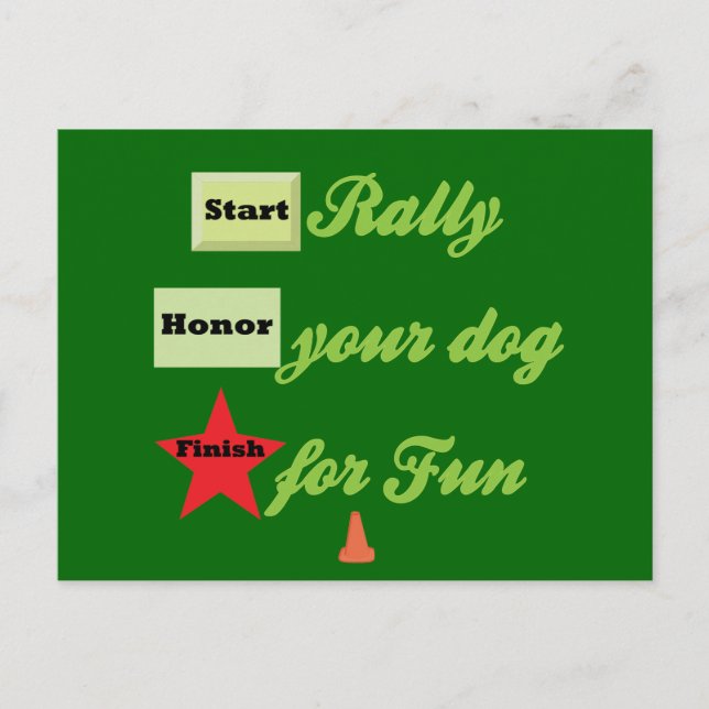 Start To Rally Postcard (Front)