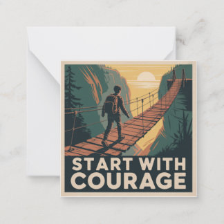 Start With Courage Card