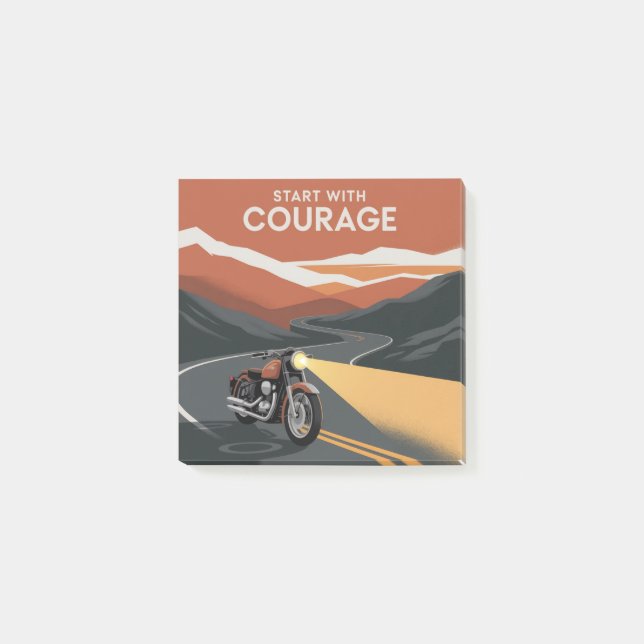 Start With Courage Post-it Notes (Front)