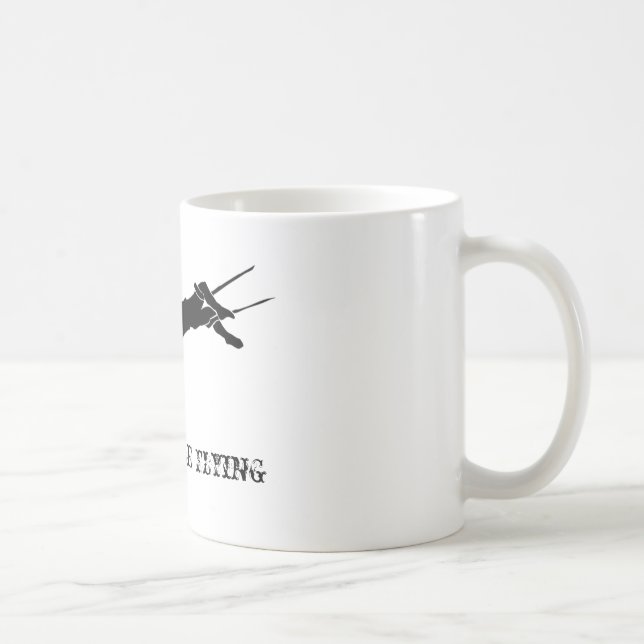 Start your day off with a Flying Trapeze Coffeemug Coffee Mug (Right)