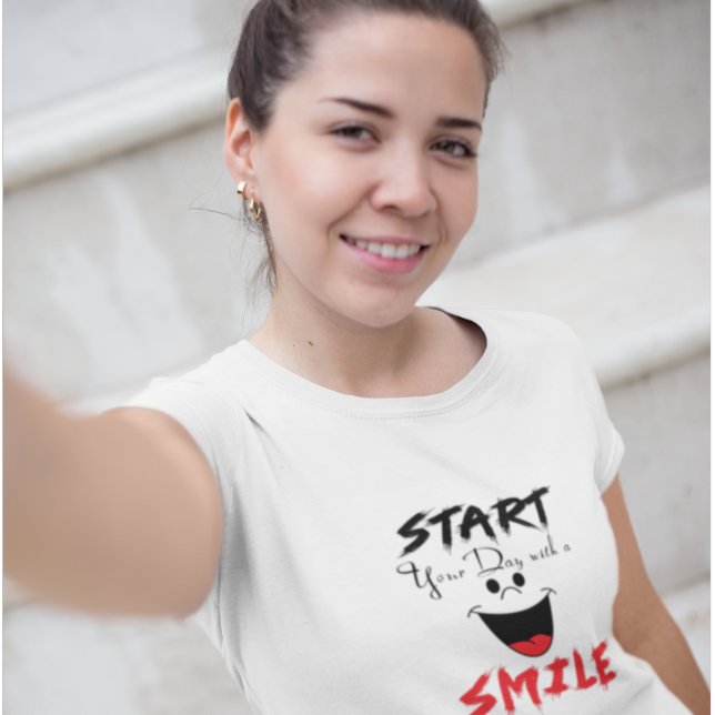 Start your day with a smile  T-Shirt (Creator Uploaded)