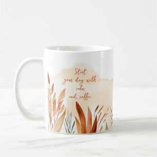 Start Your Day with Calm and Coffee – Customisable Mug