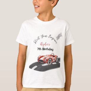 Start Your Engine Any Age Birthday T-Shirt