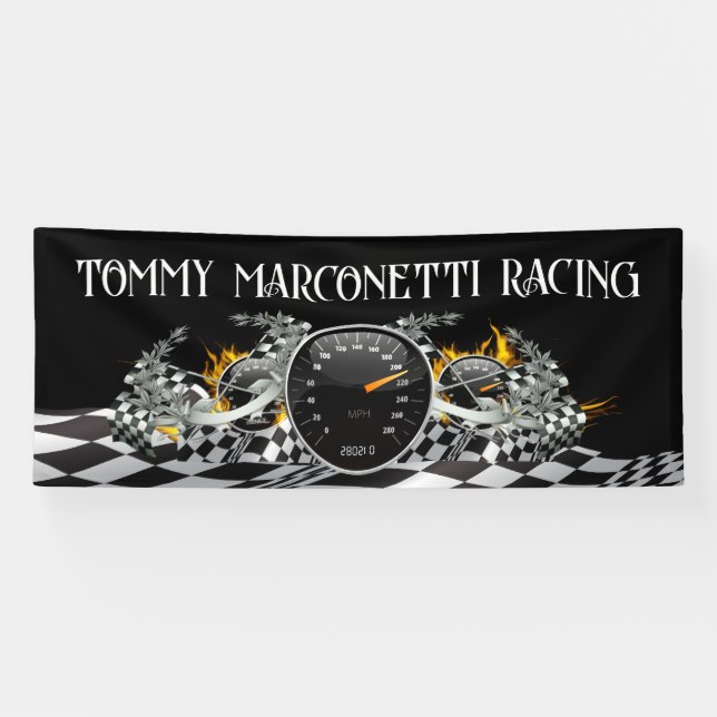 START YOUR ENGINES! Auto Racing - Auto Industry Banner (Horizontal)