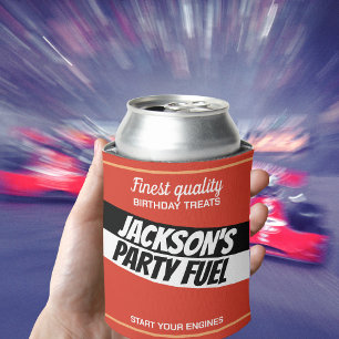 Start Your Engines   Car Themed Birthday Funny Can Cooler