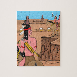 "Start Your Injuns" Jigsaw Puzzle