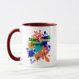 Start Your Journey Motivational Mug   Black Friday