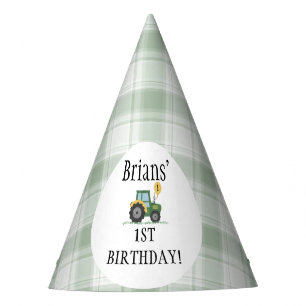 Start Your Tractor Party Hat