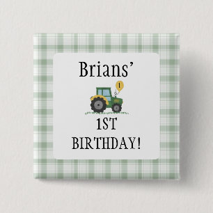 Start Your Tractor Square Button