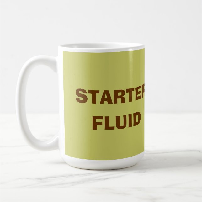 Starter Fluid Coffee Mug (Left)
