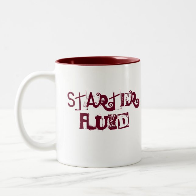 Starter Fluid Coffee Mug (Left)