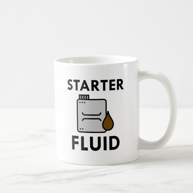 Starter Fluid Coffee Mug (Right)