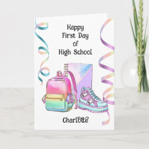 Starting High School with Name Card