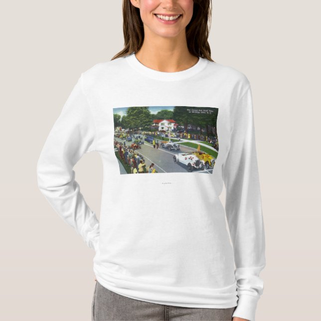Starting Line at the Grand Prix Auto Race T-Shirt (Front)