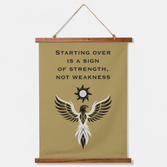 Starting Over Gift Hanging Tapestry (Front)