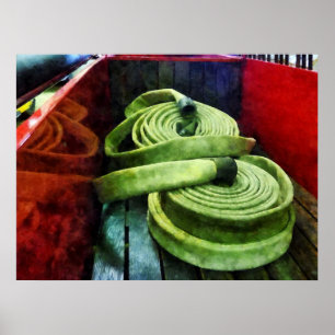 STARTING UNDER $20 - Coiled Fire Hoses Poster