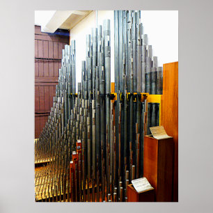 STARTING UNDER $20 - Pipe Organ Pipes Poster