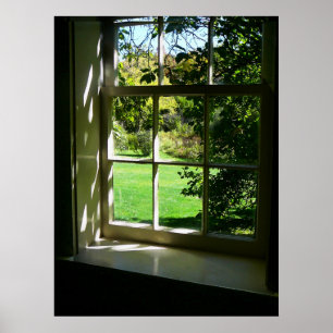 STARTING UNDER $20 - Summer Day Through the Window Poster