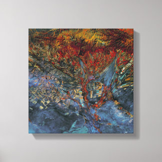 Startling Red Patches Canvas Print