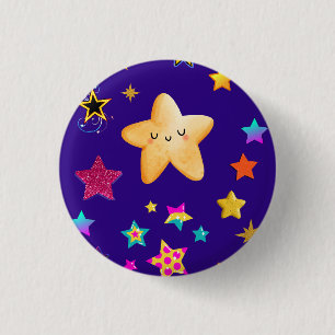 starts 3 cm round badge