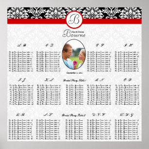 Starts at $12.80 Photo Seating Chart