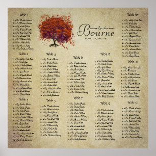 Starts at $13.20 Seating Chart 12 Tables