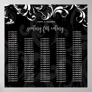 starts at $9.95 Seating Chart for Reception